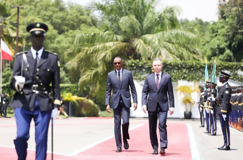  Rwanda: President Andrzej Duda of Poland Honored with Guard of Honour at Village Urugwiro