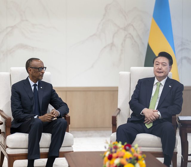  President Kagame Meets South Korean Counterpart for Bilateral Talks Ahead of Korea-Africa Summit